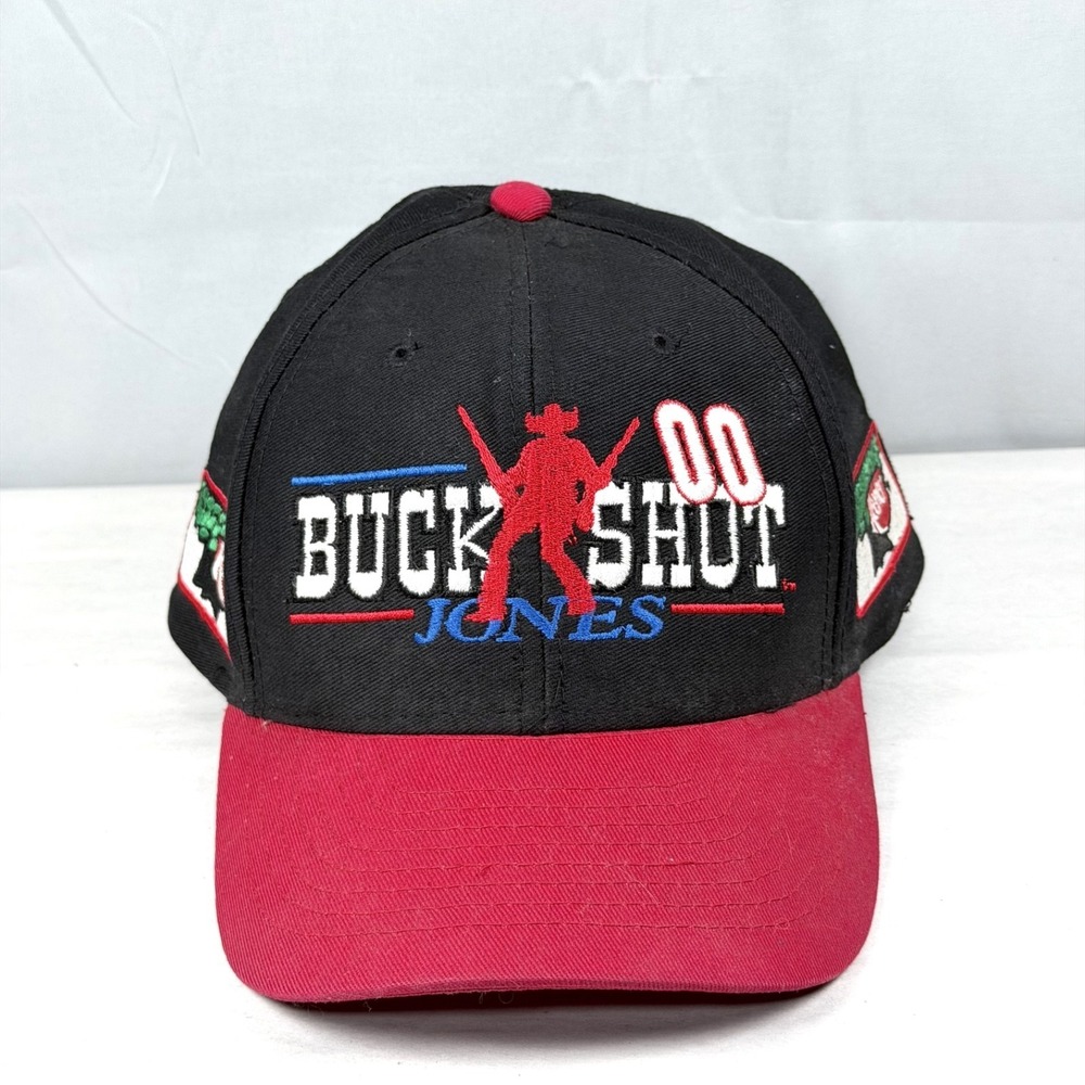 Vintage Buckshot Jones Hat Cap Snap Back One Size NASCAR Racing Keebler 00